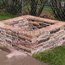 Square fire pit