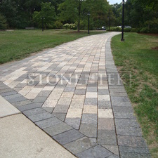 Mixed Blend walkway with Denali border