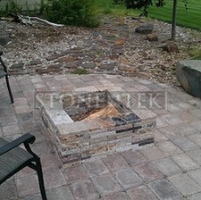 Square fire pit